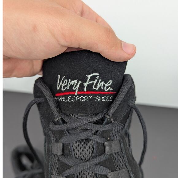 EUC Very Fine Unisex Dance Shoes Size 12.5 or 30cm VFSN012 Low-Profile Black - Picture 10 of 12